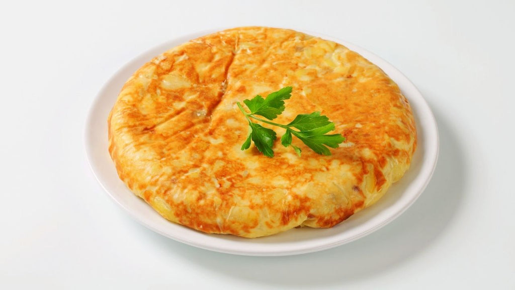 Spanish Tortilla with White Tuna and Piquillo Peppers